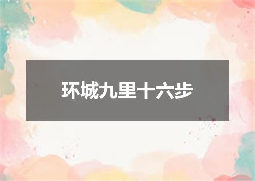 环城九里十六步