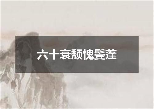 六十衰颓愧鬓蓬