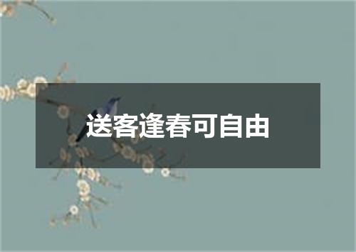 送客逢春可自由