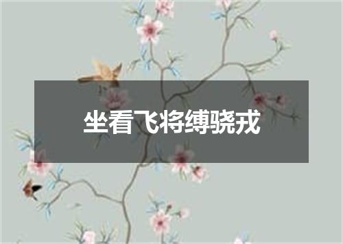 坐看飞将缚骁戎