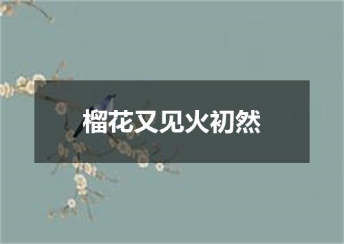 榴花又见火初然