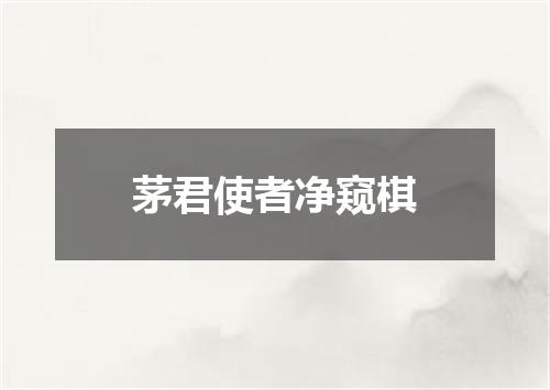 茅君使者净窥棋