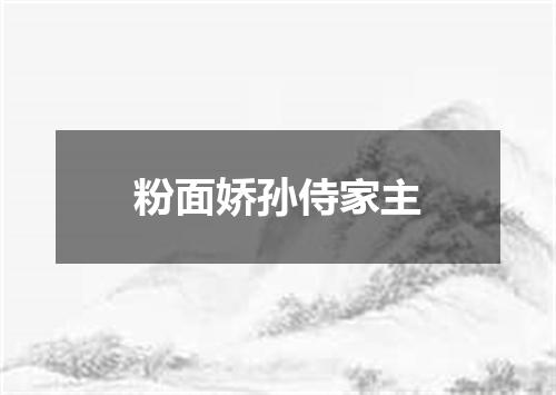 粉面娇孙侍家主