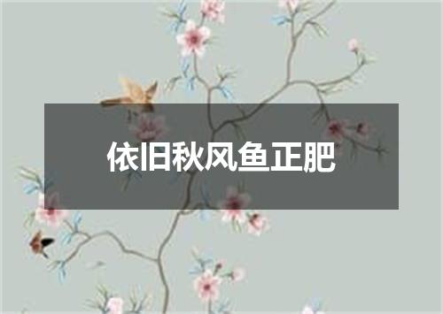 依旧秋风鱼正肥