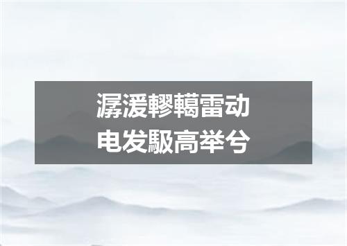 潺湲轇轕雷动电发馺高举兮