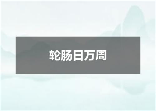 轮肠日万周