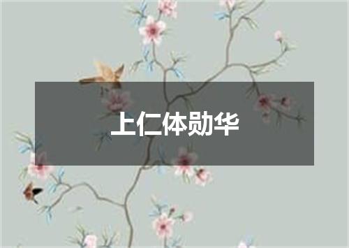 上仁体勋华