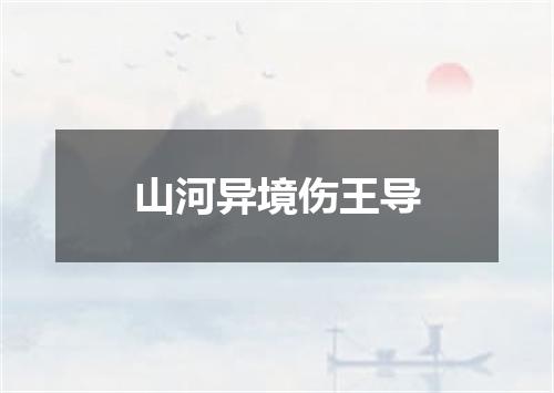 山河异境伤王导
