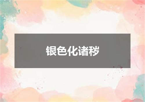 银色化诸秽