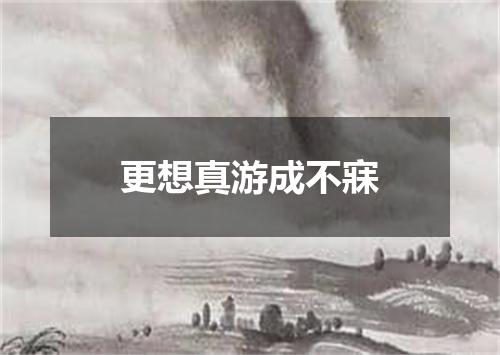 更想真游成不寐