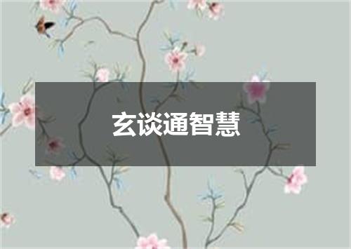 玄谈通智慧