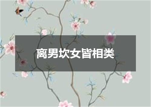 离男坎女皆相类