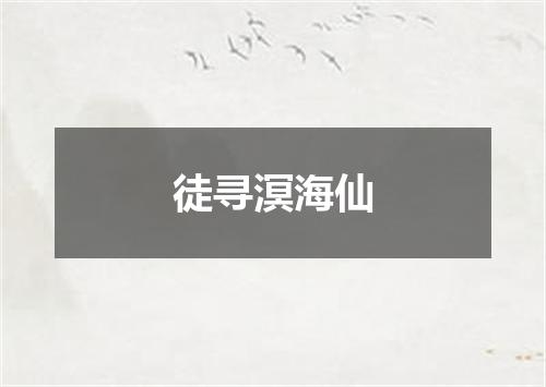 徒寻溟海仙