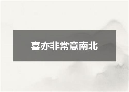 喜亦非常意南北