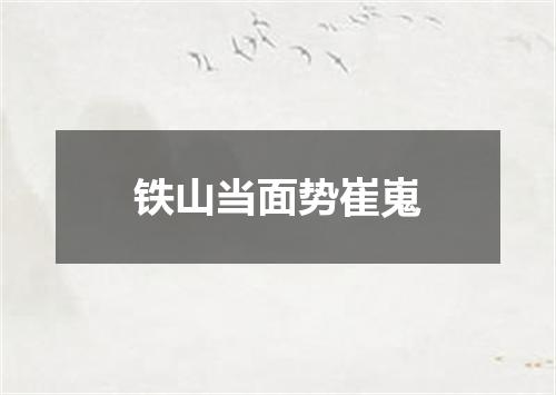 铁山当面势崔嵬