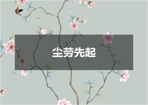 尘劳先起