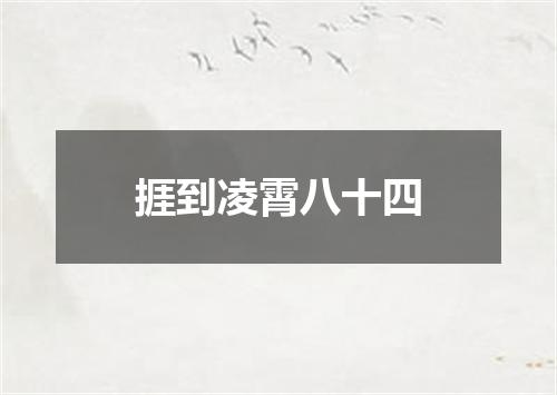 捱到凌霄八十四
