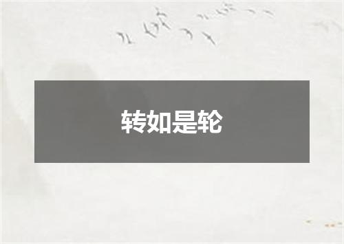 转如是轮