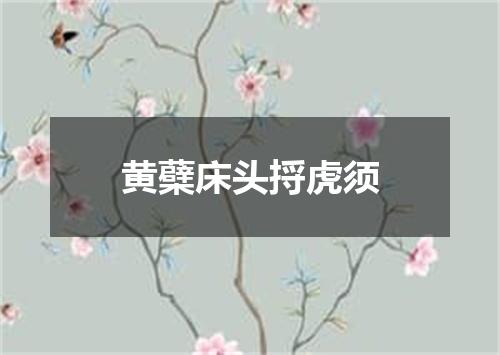 黄蘗床头捋虎须