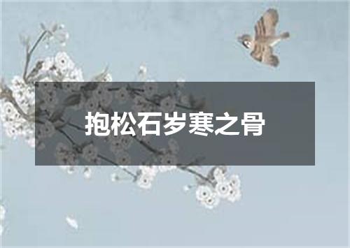 抱松石岁寒之骨