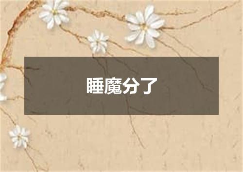 睡魔分了