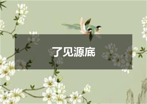 了见源底