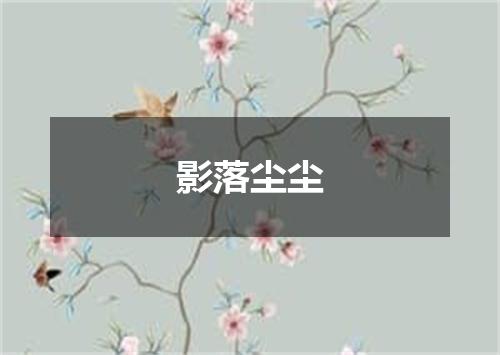影落尘尘