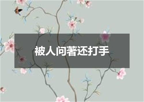 被人问著还打手