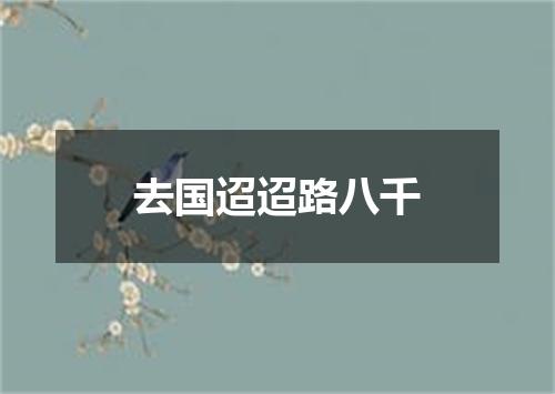 去国迢迢路八千