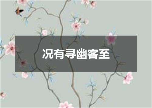 况有寻幽客至