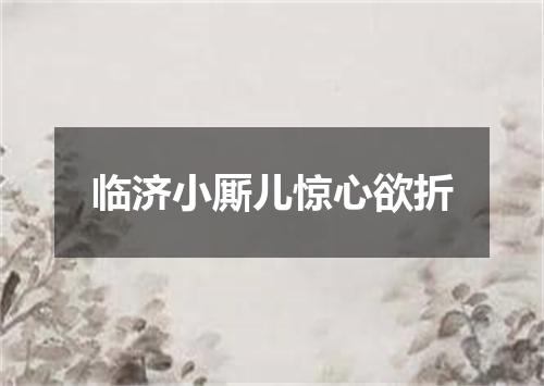 临济小厮儿惊心欲折
