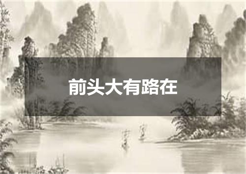 前头大有路在