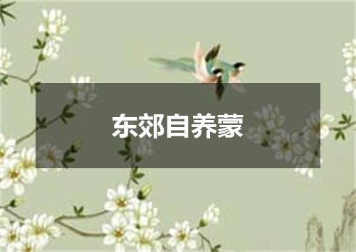 东郊自养蒙