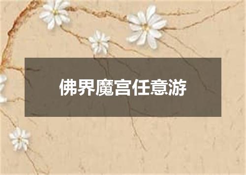 佛界魔宫任意游