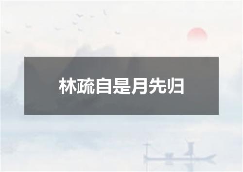 林疏自是月先归