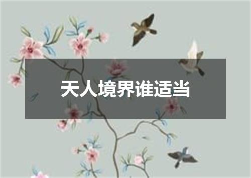 天人境界谁适当