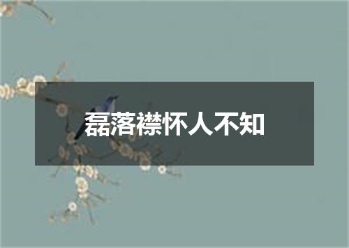 磊落襟怀人不知