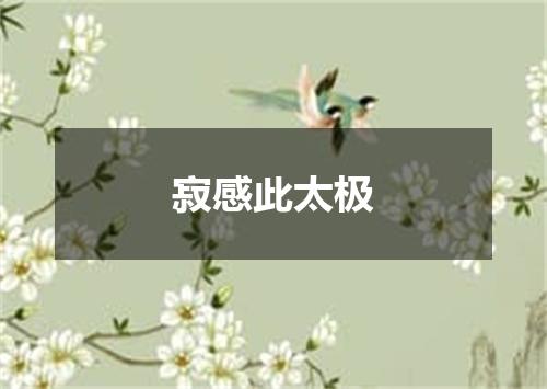 寂感此太极