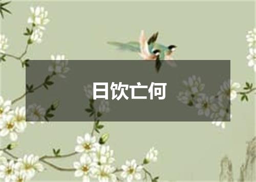 日饮亡何