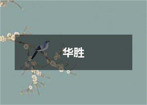 华胜