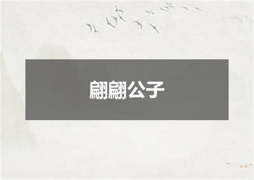 翩翩公子