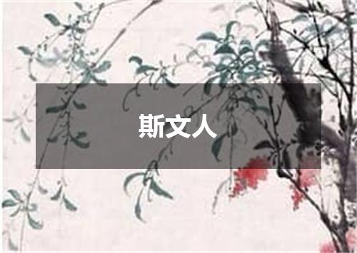 斯文人
