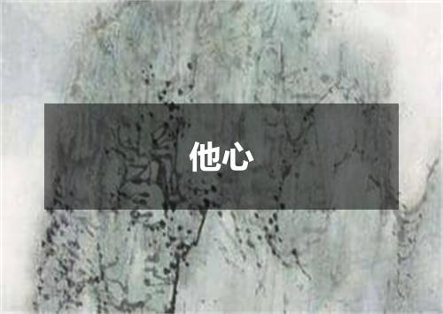 他心