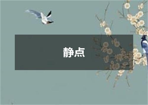 静点