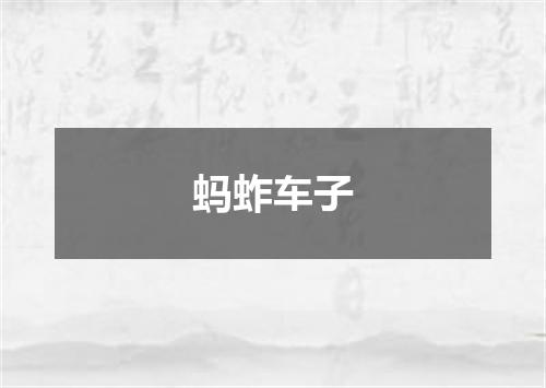 蚂蚱车子