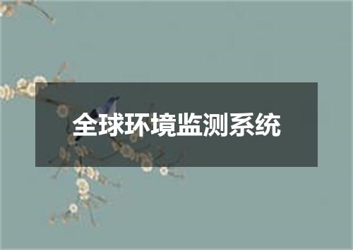 全球环境监测系统