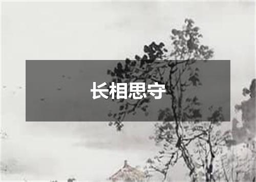 长相思守