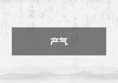 产气