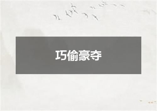 巧偷豪夺