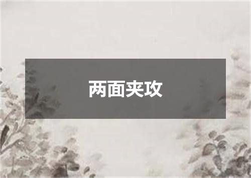 两面夹攻